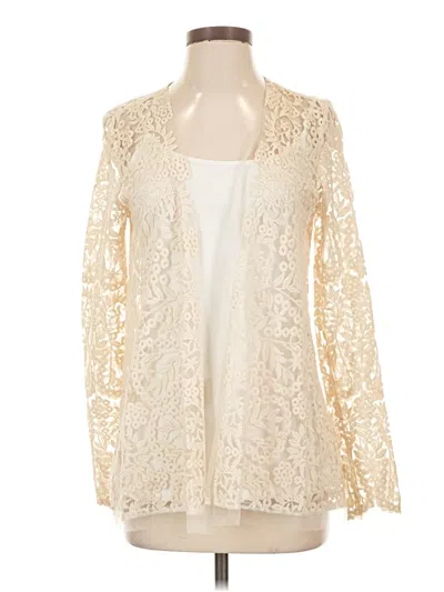 Pre-owned Nicole Miller Kimono In Ivory