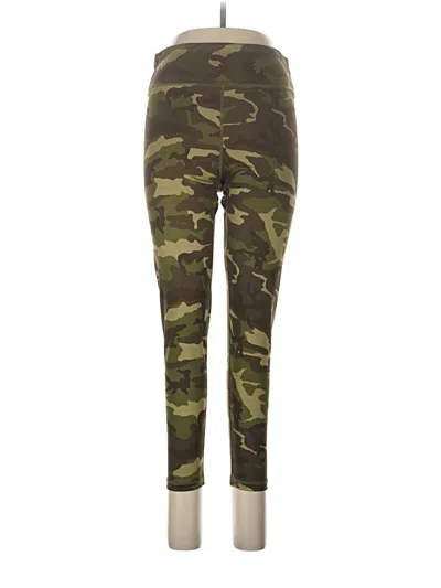Pre-owned Nicole Miller Leggings In Green