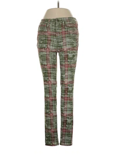 Pre-owned Nicole Miller Leggings In Green