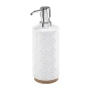 Nicole Miller Lena Soap Dispenser In White