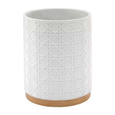 Nicole Miller Lena Trash Can In White