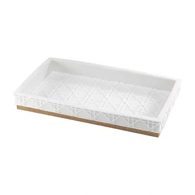 Nicole Miller Lena Vanity Tray In White