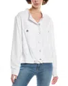 Nicole Miller Linen-blend Jacket In White