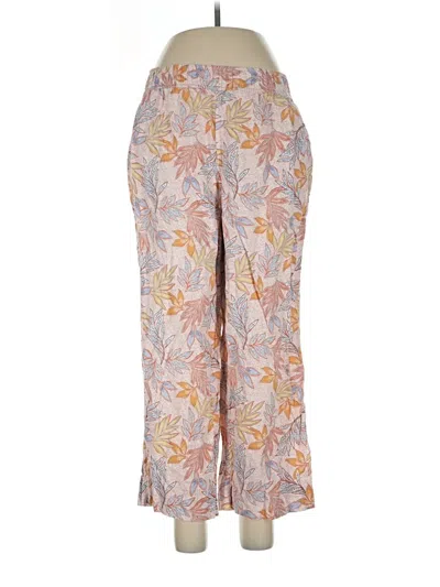 Pre-owned Nicole Miller Linen Pants In Gray