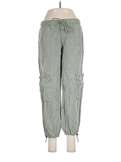 Pre-owned Nicole Miller Linen Pants In Gray