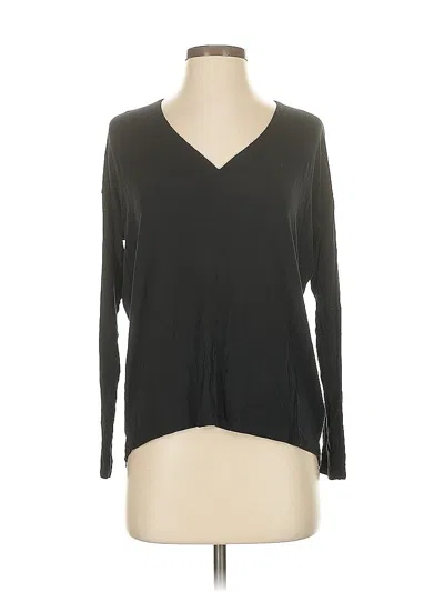 Pre-owned Nicole Miller Long Sleeve T-shirt In Black