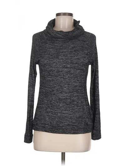 Pre-owned Nicole Miller Long Sleeve Turtleneck In Gray