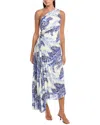 Nicole Miller Lora Maxi Dress In Multi