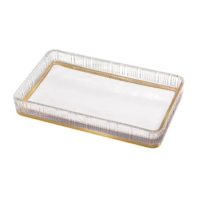 Nicole Miller Louise Vanity Tray In Transparent