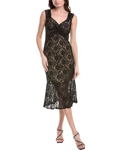 Nicole Miller Stretch Lace Bodycon Dress In Black ModeSens