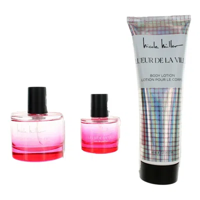 Nicole Miller Lueur De La Ville By , 3 Piece Gift Set For Women In Multi