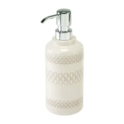 Nicole Miller Lyra Soap Dispenser In Neutral
