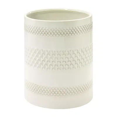 Nicole Miller Lyra Trash Can In Neutral