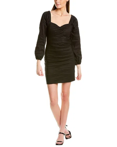 Nicole Miller Metal Sweetheart Mini Dress In Animal Print