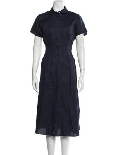 Pre-owned Nicole Miller Midi Length Dress In Blue