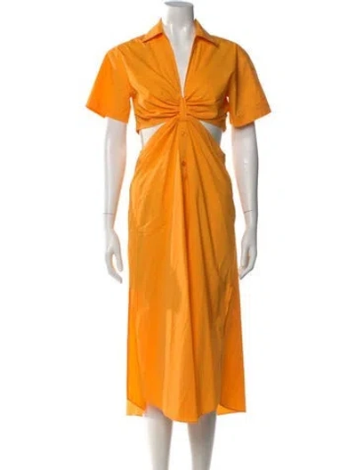 Pre-owned Nicole Miller Midi Length Dress In Multi