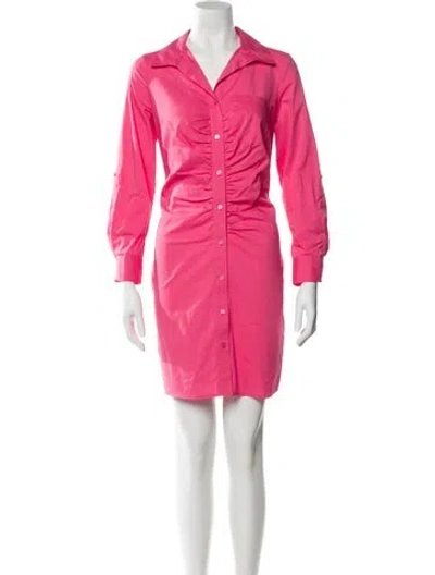 Pre-owned Nicole Miller Mini Dress W/ Tags In Pink