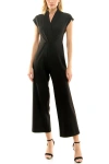 Nicole Miller Mu3s11208 Long Jumpsuit Formal In Black