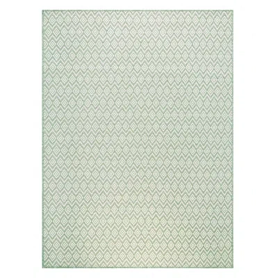 Nicole Miller New York Corin Small Diamonds Outdoor Area Rug In Green