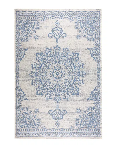 Nicole Miller New York Patio Country Azalea Indoor/outdoor Rug In Gray