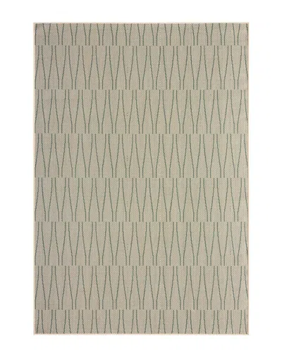 Nicole Miller New York Patio Country Willow Indoor/outdoor Rug In Green