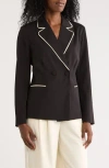 Nicole Miller Nora Blazer In Black