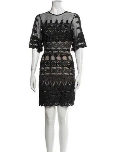 Pre-owned Nicole Miller Nylon Mini Dress