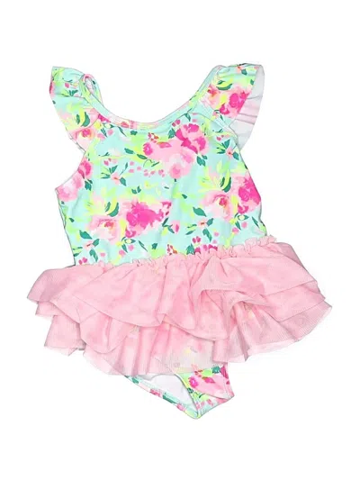 Pre-owned Nicole Miller Kids' One Piece Swimsuit In Pink
