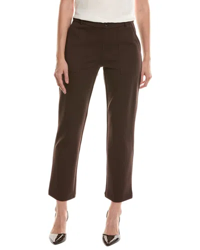 Nicole Miller Pant In Brown