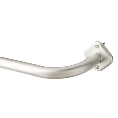 Nicole Miller Patio Country 1 In Adjustable Curtain Rod In White