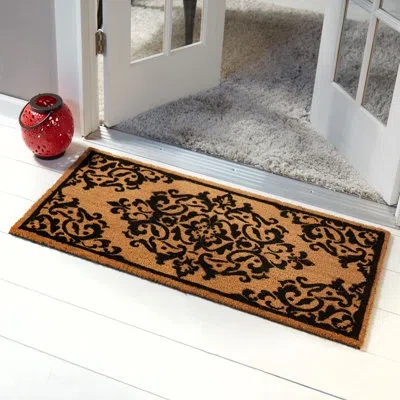 Nicole Miller Patio Fremont Flourish 47 In. X 22 In. Non-slip Outdoor Door Mat