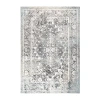 Nicole Miller Patio Sofia Ivy Border Loomed Rectangular Outdoor Area Rug In Gray