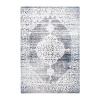 Nicole Miller Patio Sofia Magnolia Medallion Loomed Rectangular Outdoor Area Rug In Blue