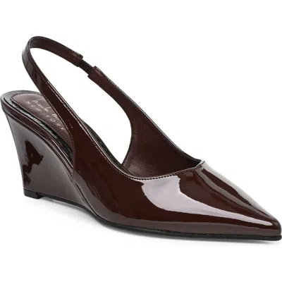 Nicole Miller Pointed Toe Slingback Pump In Blue