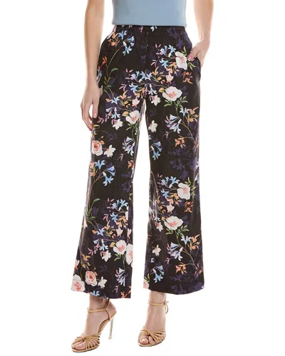 Nicole Miller Printed Pant In Black