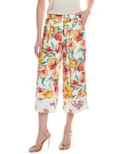 Nicole Miller Printed Pant In Multi