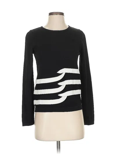 Pre-owned Nicole Miller Pullover Sweater In Black