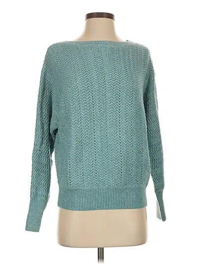 Pre-owned Nicole Miller Pullover Sweater In Blue
