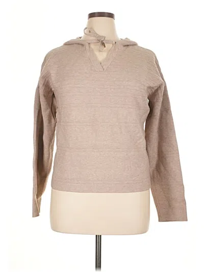 Pre-owned Nicole Miller Pullover Sweater In Brown