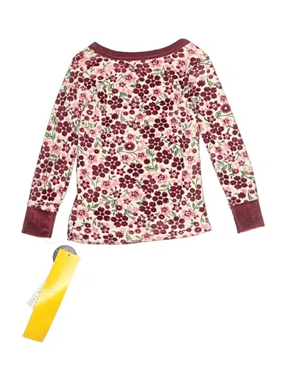 Pre-owned Nicole Miller Kids' Pullover Sweater In Burgundy