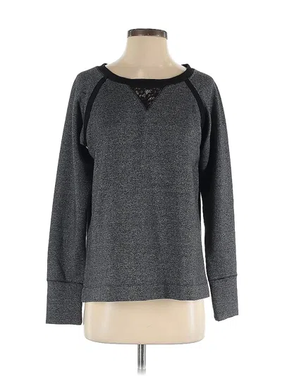 Pre-owned Nicole Miller Pullover Sweater In Gray