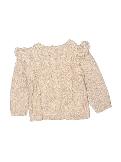 Pre-owned Nicole Miller Babies' Pullover Sweater In Ivory