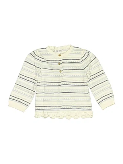 Pre-owned Nicole Miller Kids' Pullover Sweater In Ivory