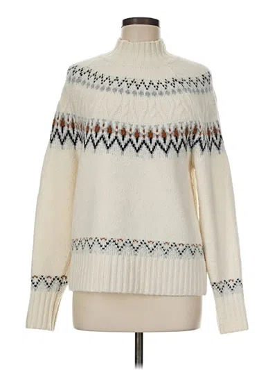 Pre-owned Nicole Miller Pullover Sweater In Ivory