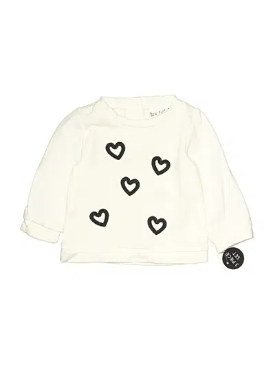 Pre-owned Nicole Miller Babies' Pullover Sweater In Ivory