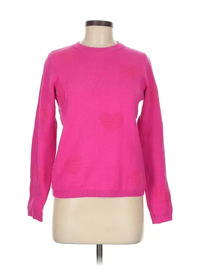 Pre-owned Nicole Miller Pullover Sweater In Pink
