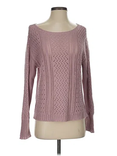 Pre-owned Nicole Miller Pullover Sweater In Pink