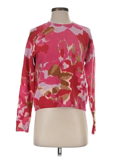 Pre-owned Nicole Miller Pullover Sweater In Pink