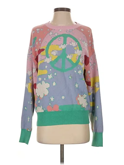 Pre-owned Nicole Miller Pullover Sweater In Pink