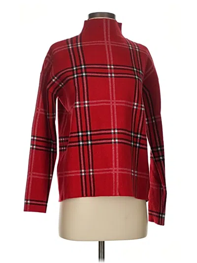 Pre-owned Nicole Miller Pullover Sweater In Red